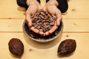 09-08-23 Authentischer Kakao- & Schokoladen Workshop – Jeder liebt Schokolade, doch wie entsteht sie? Probiere es aus? @ KREATIV HUHN Frankfurt